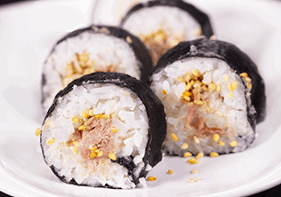 Sushi de atun van camp’s en aceite 
